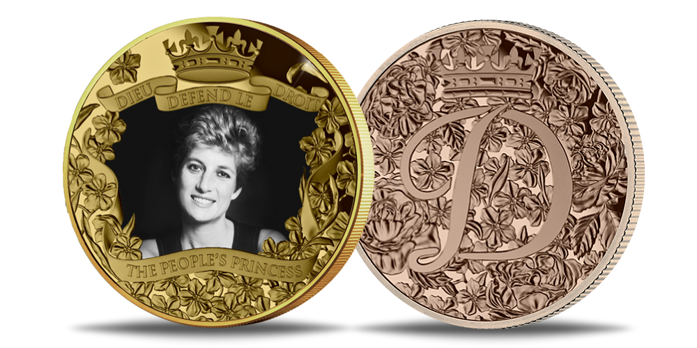 Humanium metalo monetų rinkinys „Žmonių princesė Diana“ Humanium metalo monetų rinkinys „Žmonių princesė Diana“