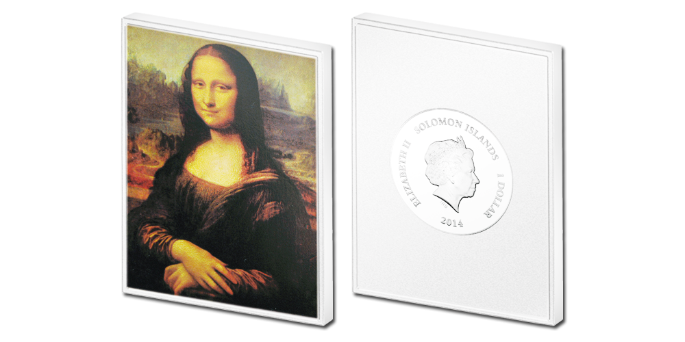 Monetų kolekcija „Muziejų kolekcija“, pirmoji moneta - „Mona Liza“ Monetų kolekcija „Muziejų kolekcija“, pirmoji moneta - „Mona Liza“
