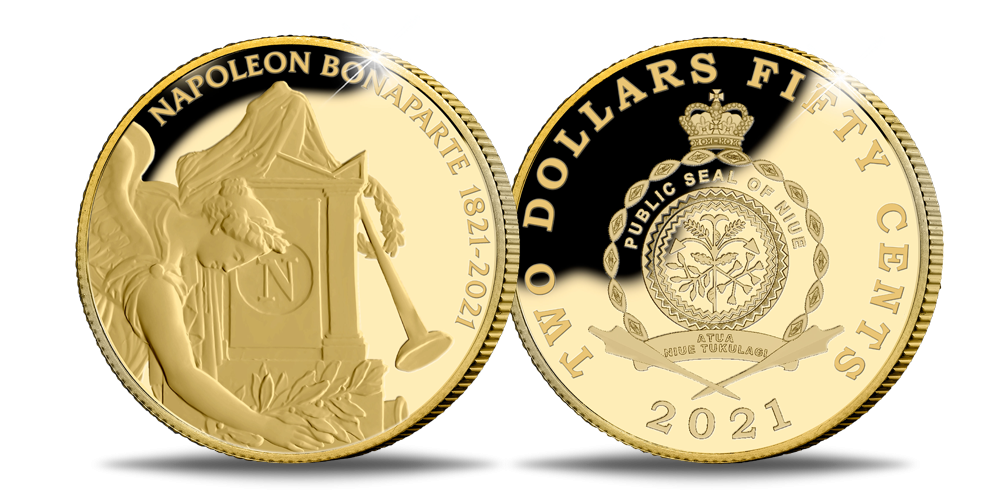 Moneta, skirta Napoleono Bonaparto 200-osioms mirties metinėms