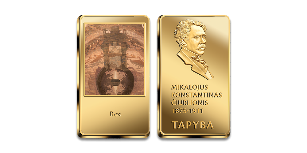 Paauksuotas luitelis „Rex“