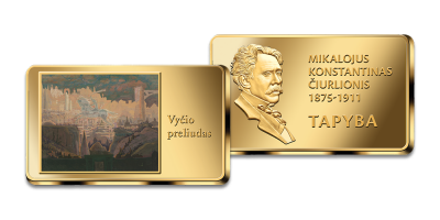 Paauksuotas luitelis „Vyčio preliudas“