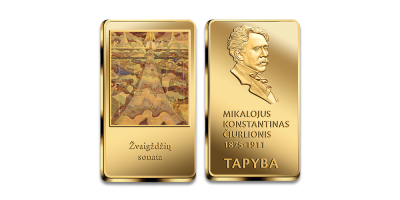 Paauksuotas luitelis „Sonata Nr. 6 (Žvaigždžių sonata)“