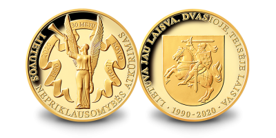 Paauksuotas medalis „Laisvės šauklys“