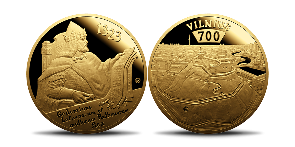 Paauksuotas medalis „Vilniui – 700 metų“