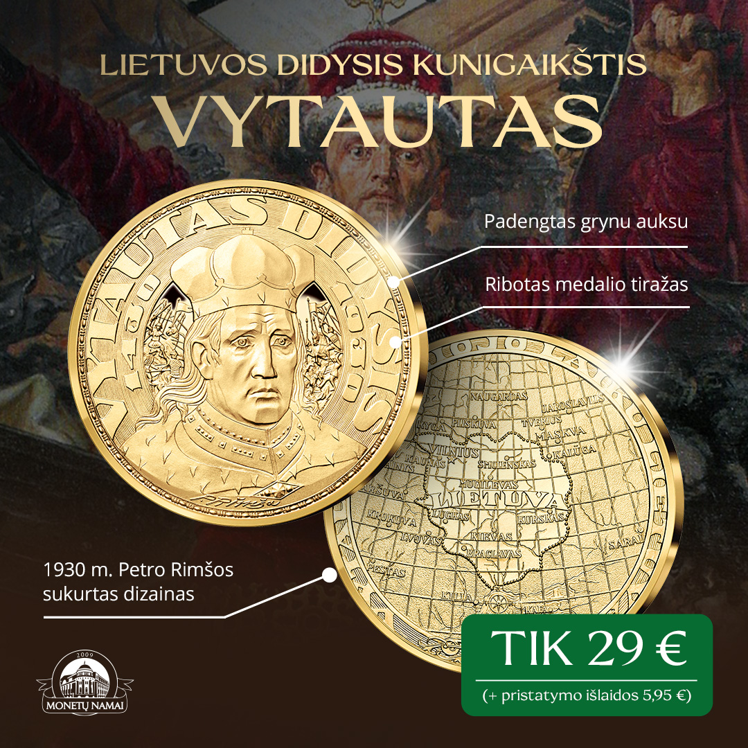 UAB Monet Namai Medalis Lietuvos Didysis Kunigaik tis Vytautas 