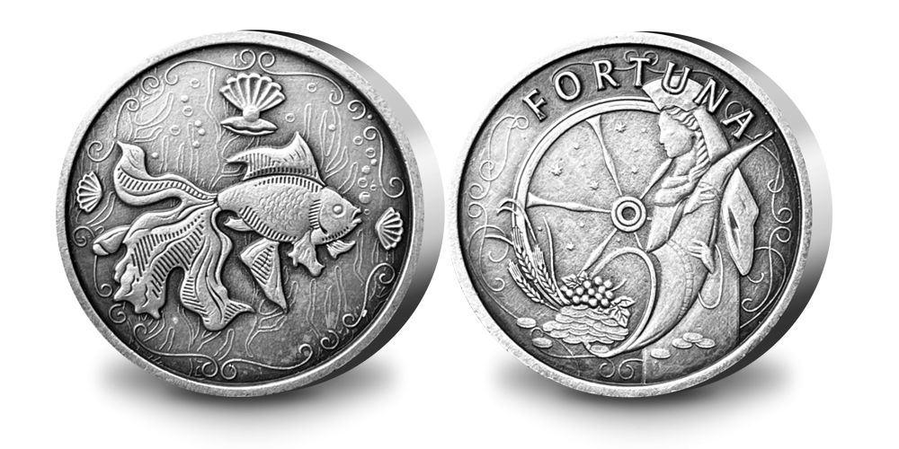 Pasidabruotas medalis „Auksinė žuvelė“