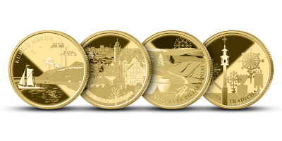 Gryno aukso monetų kolekcija „Pasaulio paveldas Lietuvoje“