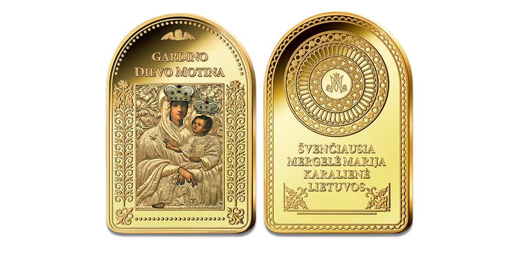 Paauksuotų luitelių rinkinys „Stebuklingi Dievo Motinos paveikslai“11