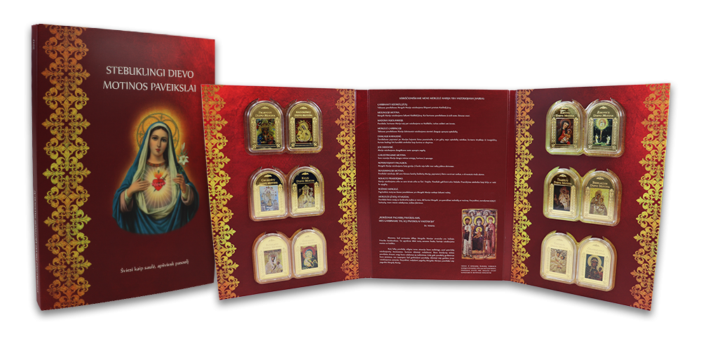 Paauksuotų luitelių rinkinys „Stebuklingi Dievo Motinos paveikslai“13