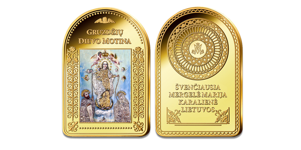 Paauksuotų luitelių rinkinys „Stebuklingi Dievo Motinos paveikslai“3