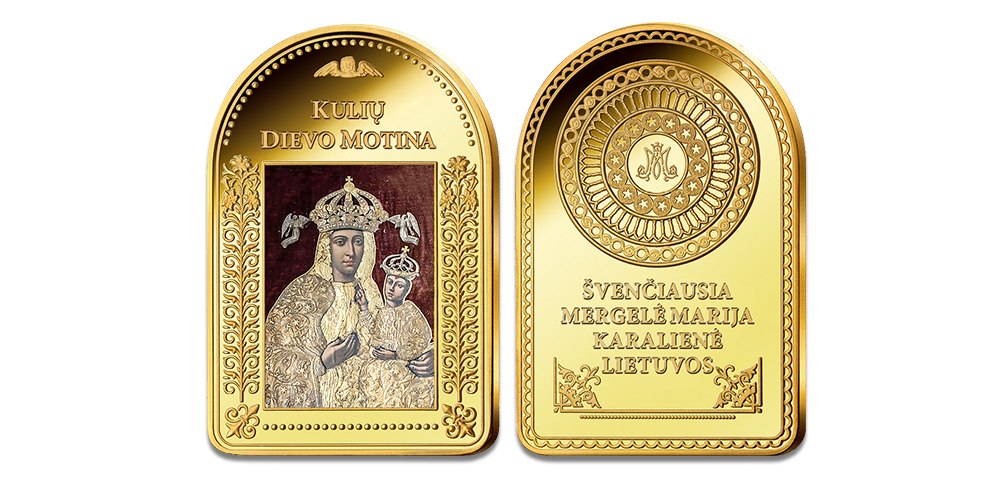 Paauksuotų luitelių rinkinys „Stebuklingi Dievo Motinos paveikslai“4