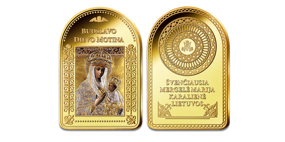 Paauksuotų luitelių rinkinys „Stebuklingi Dievo Motinos paveikslai“5