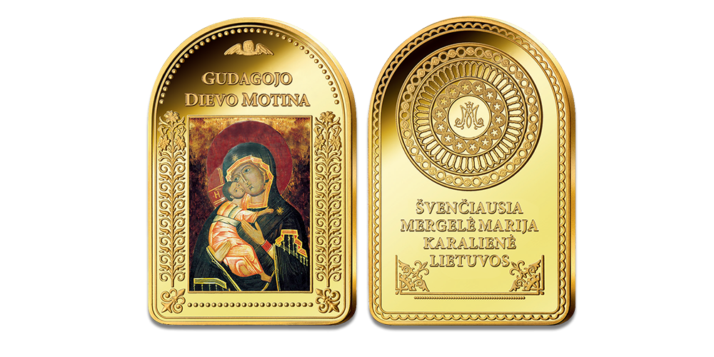 Paauksuotų luitelių rinkinys „Stebuklingi Dievo Motinos paveikslai“6