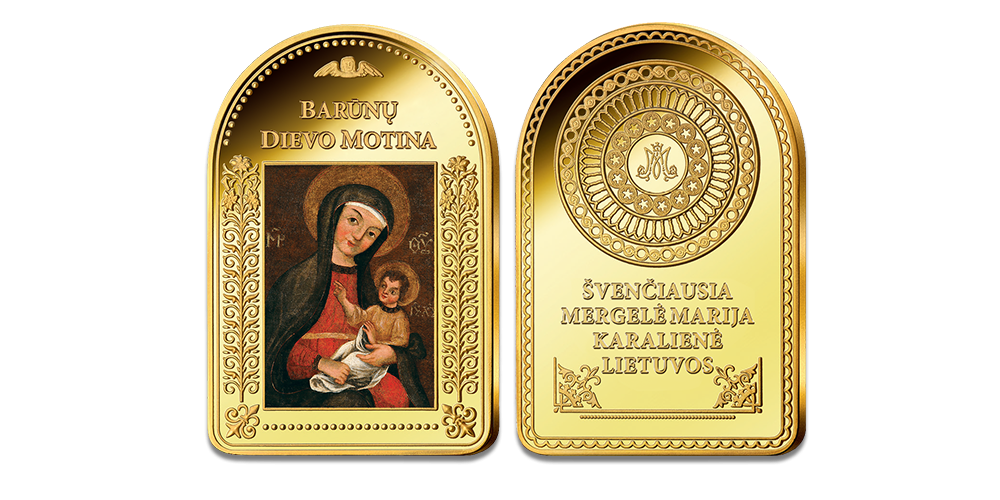 Paauksuotų luitelių rinkinys „Stebuklingi Dievo Motinos paveikslai“7