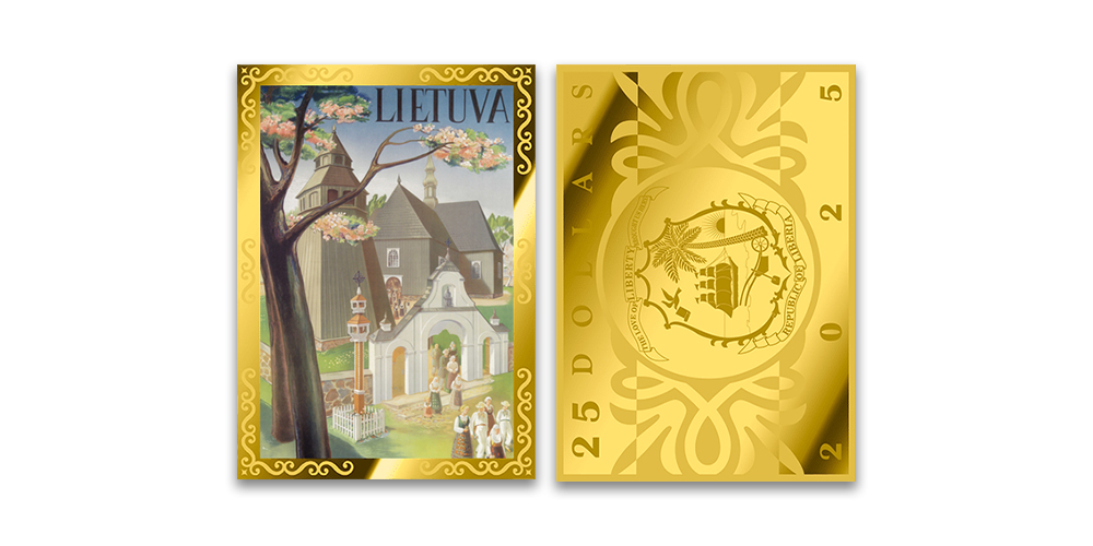 Aukso monetų rinkinys „Lietuva plakatuose 1924–1937“1