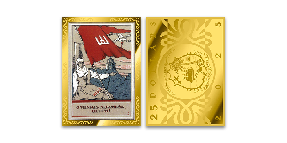 Aukso monetų rinkinys „Lietuva plakatuose 1924–1937“2