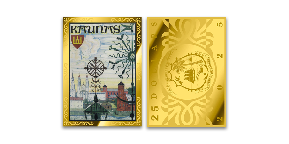 Aukso monetų rinkinys „Lietuva plakatuose 1924–1937“3