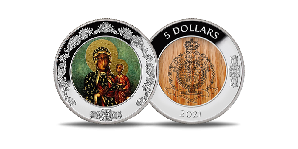 Monetų rinkinys „Garsiausios Vakarų ir Rytų Bažnyčios ikonos“1