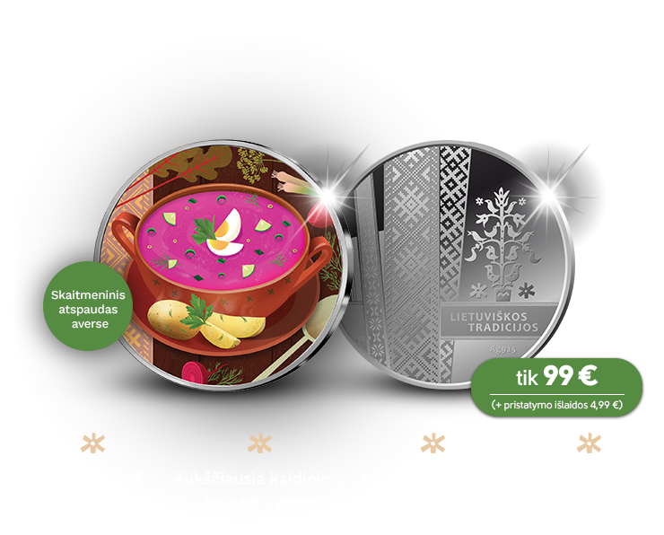 Sidabrinis medalis „Šaltibarščiai“