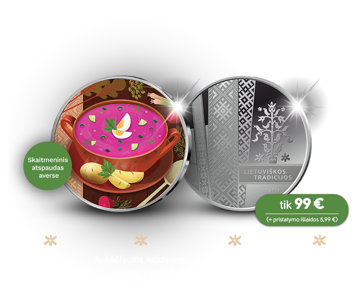 Sidabrinis medalis „Šaltibarščiai“