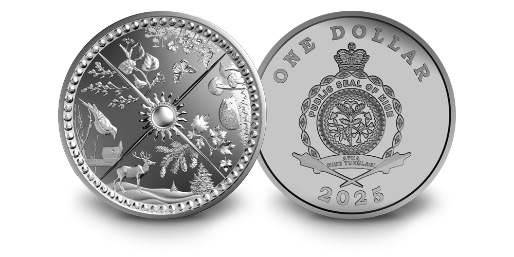 Sidabro moneta „Metų laikai“