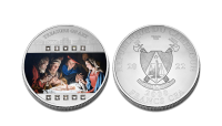 Sidabro moneta „Piemenų garbinimas“