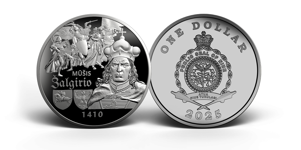 Sidabro moneta „Žalgirio mūšiui – 615 metų“