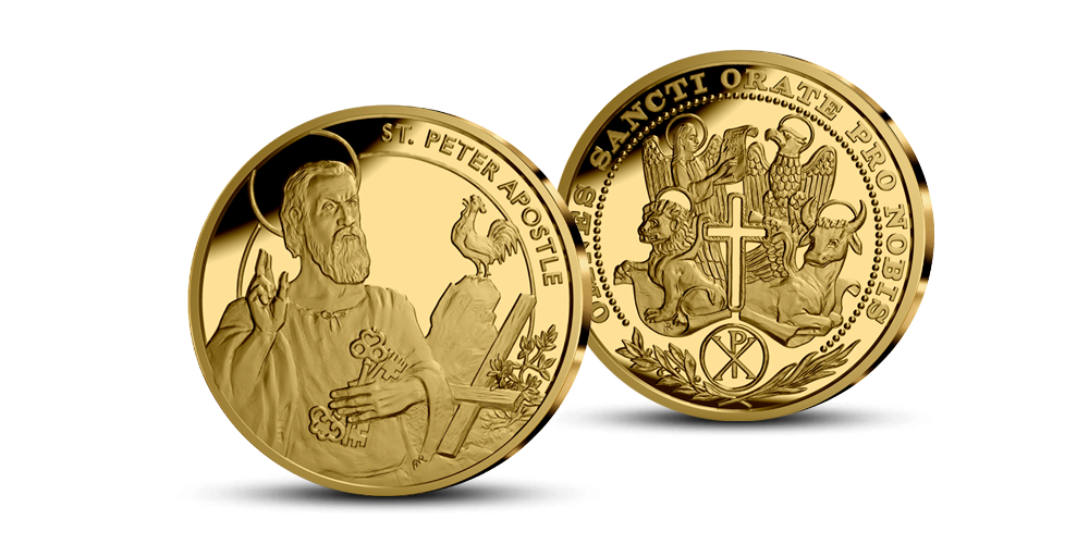 Kolekcija „Šventieji globėjai“, pirmasis medalis – „Šv. Petras“