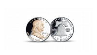 Kolekcija „Proginiai Amerikos doleriai“, moneta „Bendžaminas Franklinas“