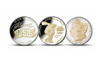 Kolekcija „Proginiai Amerikos doleriai“, trys kolekcijos monetos