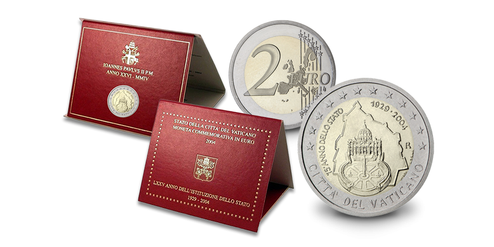 Vatikano 75-mečio proginė 2 eurų moneta